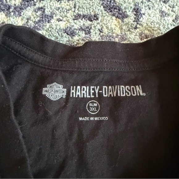 Men’s Y2K Harley Davidson Slim 3XL Live the Legend Bald Eagle Graphic T-Shirt - Picture 4 of 8